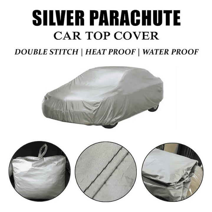 Carpas Para Autos C/ Interior Felpa Funda Gruesa Impermeable Gris 3