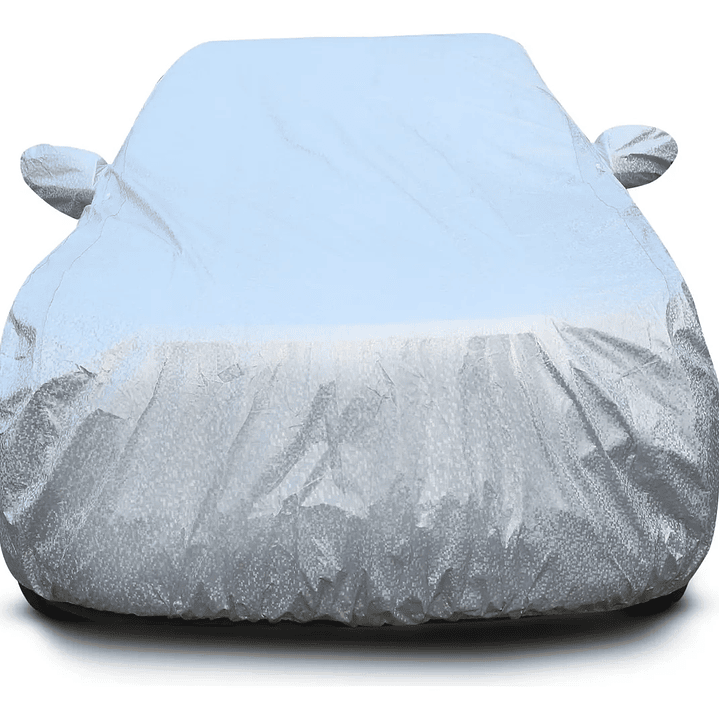 Carpas Para Autos C/ Interior Felpa Funda Gruesa Impermeable Gris 4