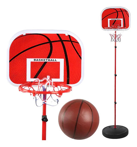 Set Aro De Basket + Pelota + Inflador