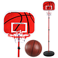 Set Aro De Basket + Pelota + Inflador - Miniatura 1