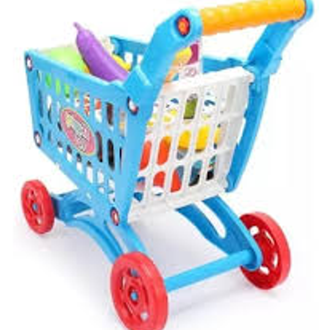Carrito de Supermercado Niños con Accesorios +56pcs color Azul 2