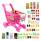 Carrito de Supermercado Shopping Niñas 56 pcs color Rosado - Miniatura 2