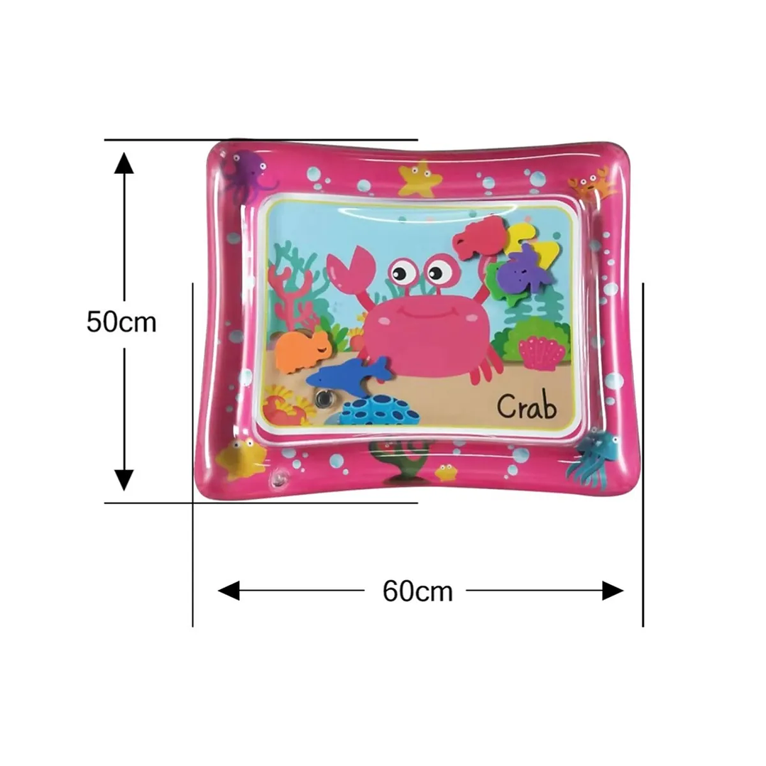 Alfombra de agua Para bebes Refrescante didactica color rosado 2