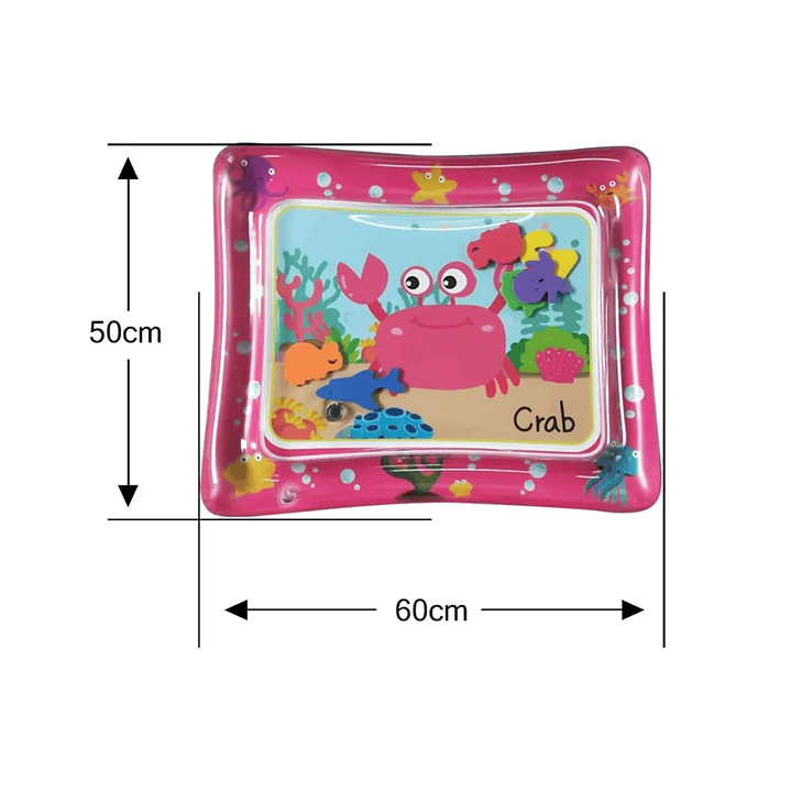 Alfombra de agua Para bebes Refrescante didactica color rosado 2