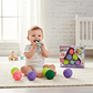 Pelotas Sensoriales Texturizadas Para Bebes Soft Balls 6unid - Miniatura 2