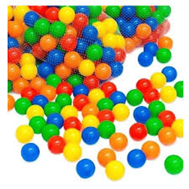 Malla de pelotas plasticas para piscina 30 unidades  2