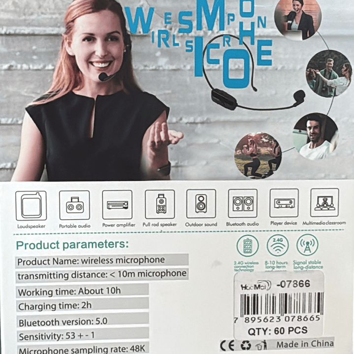 Microfono Megafono Inalambrico Amplificador De Voz Bluetooth Color NegroMicrofono Megafono Inalambrico Amplificador De Voz Bluetooth Color Negro Microfono Megafono Inalambrico Amplificador De Voz Blue 3