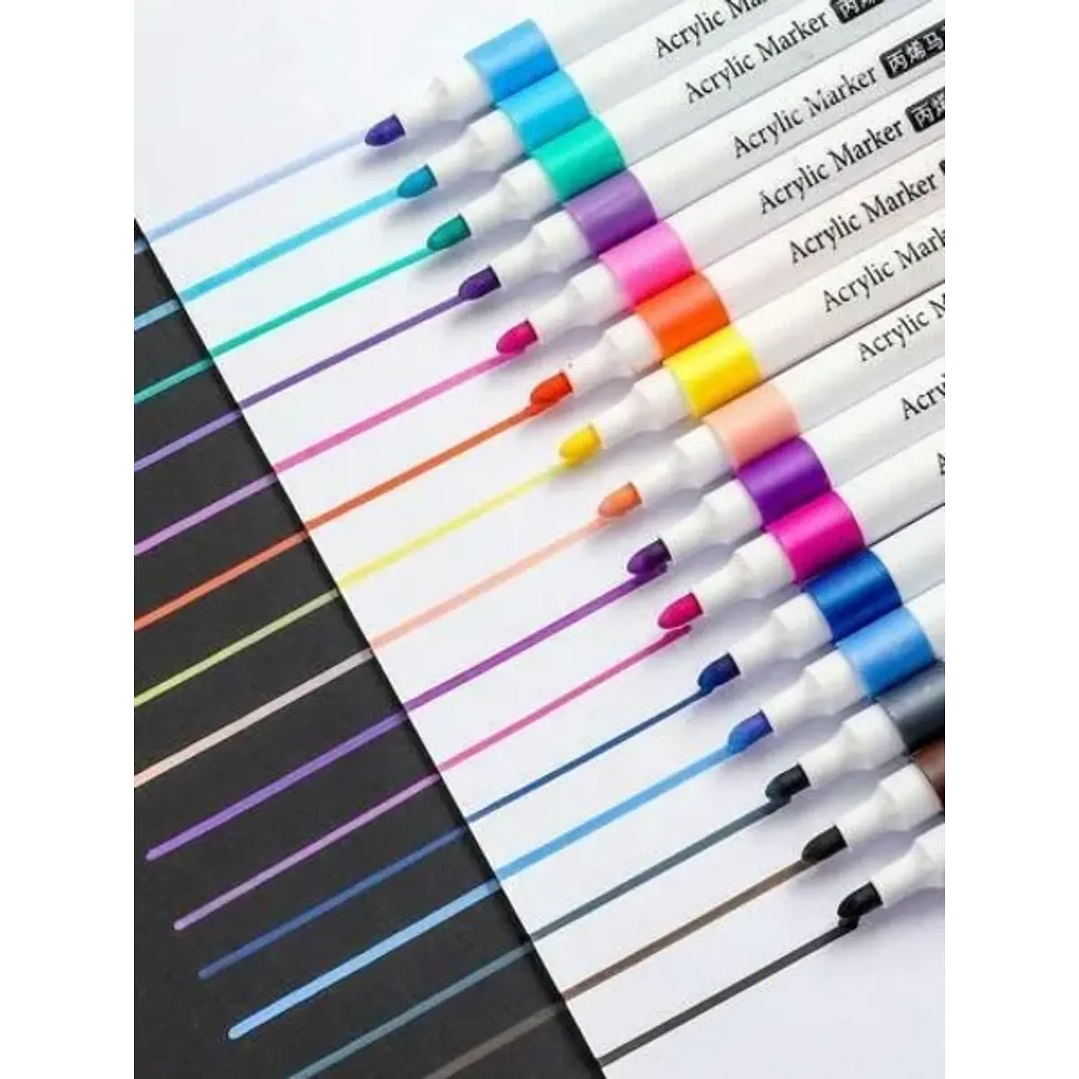 Set de Marcadores Acrílicos Lavables – 60 Colores 2