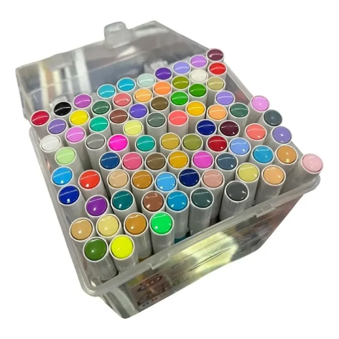 Set de Marcadores Acrílicos Lavables – 60 Colores 3