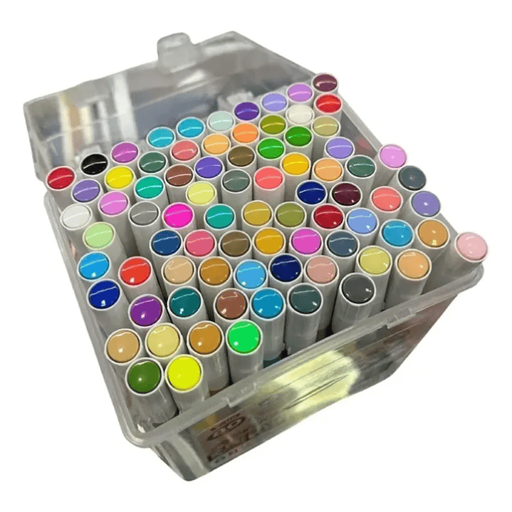 Set de Marcadores Acrílicos Lavables – 60 Colores 3