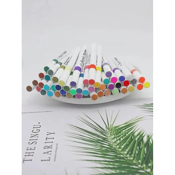 Set de Marcadores Acrílicos Lavables – 60 Colores 4