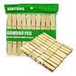 Set de 20 pinzas de madera para colgar ropa - Miniatura 1