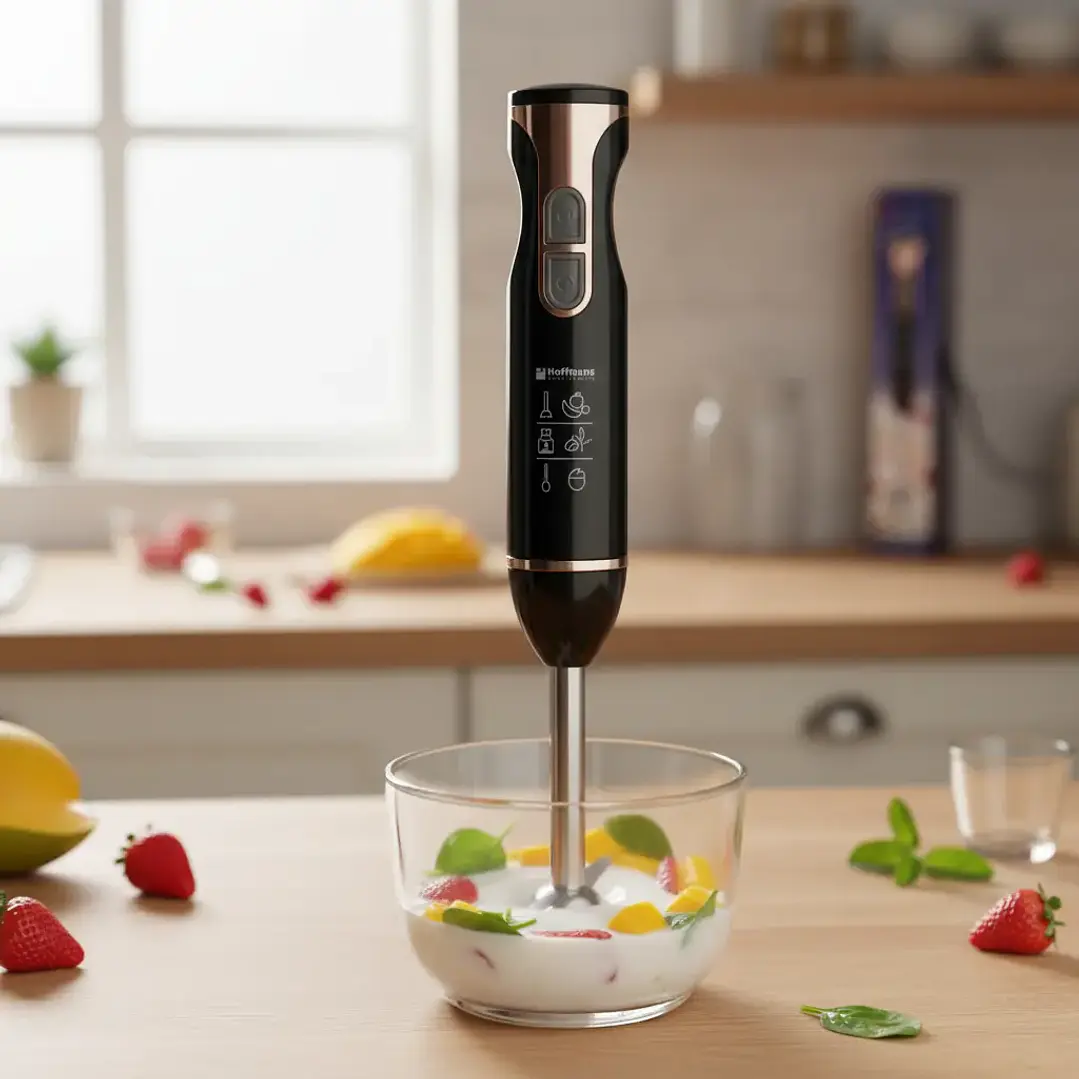 Licuadora Batidora de Mano Procesador Hoffman 800w 4