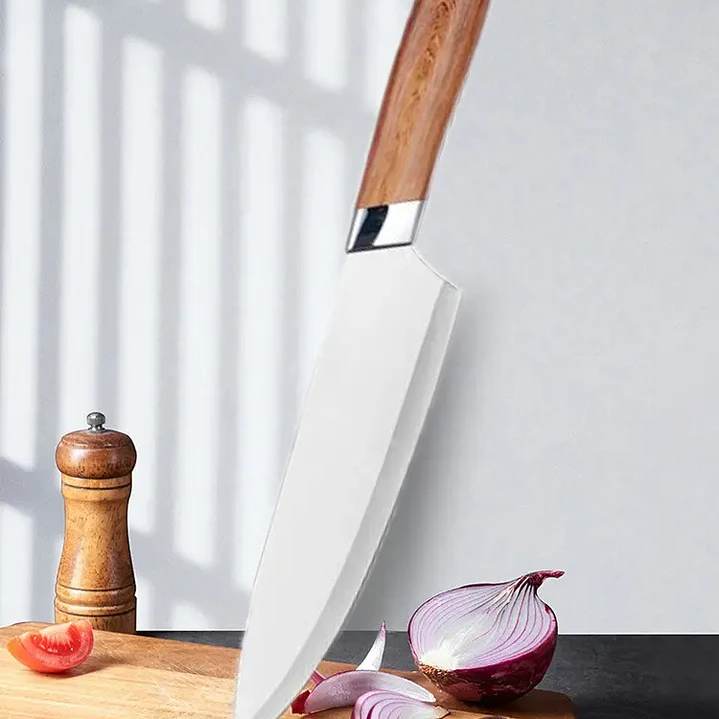 Set de Cuchillos 6 pcs Mango de madera 6