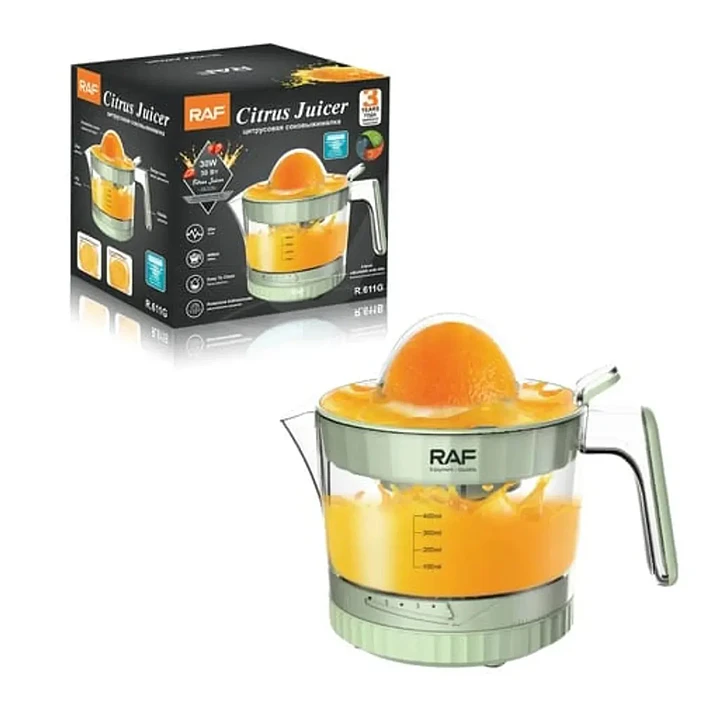 Exprimidor Eléctrico de Cítricos RAF – Jugo Natural en Segundos 1