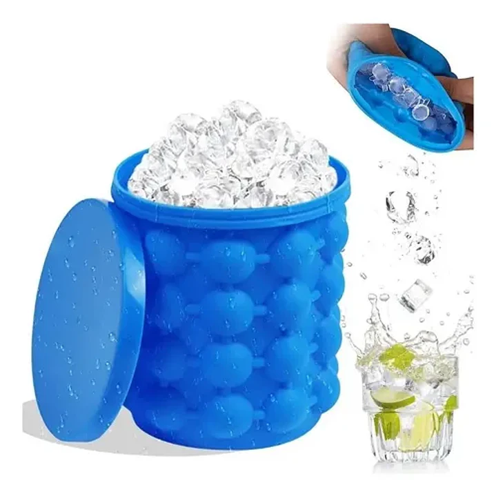 Molde de Hielo con Tapa – Cubos Perfectos en Segundos 🧊 2