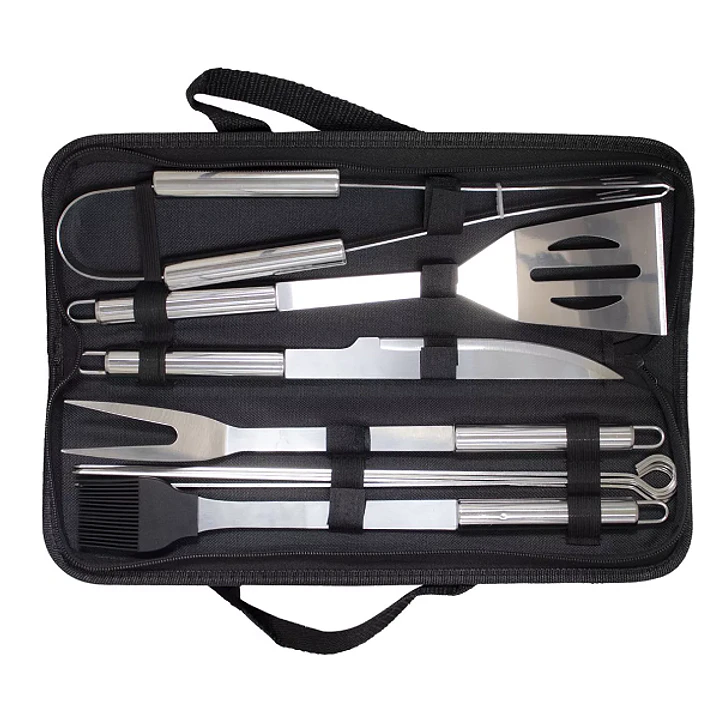 Set de Parrilla 9 Piezas con Estuche – Todo lo que Necesitas para el Asado Perfecto 1