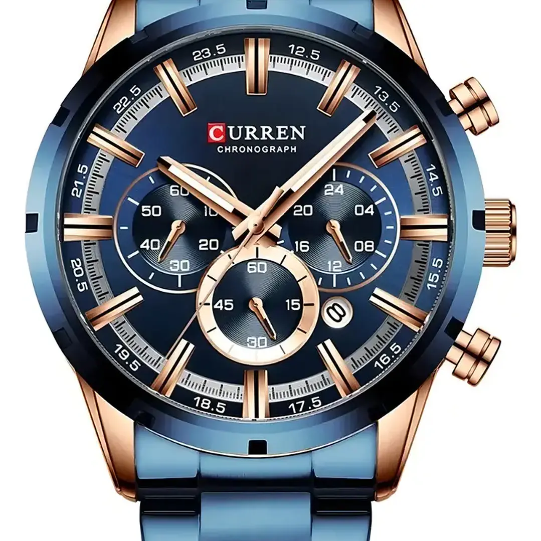 Reloj Elegante Curren Azul  1