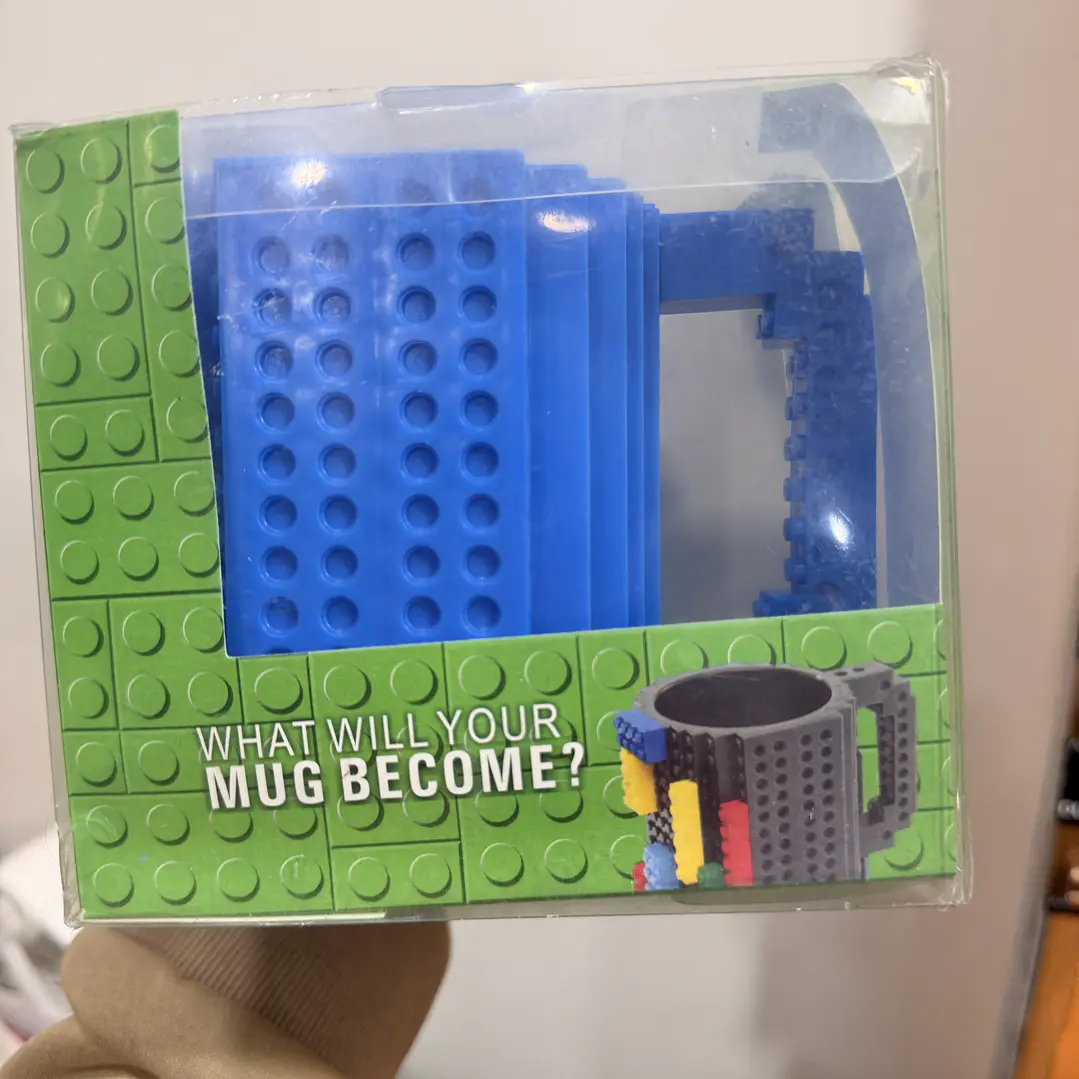 Taza de legos Mug color Azul  2