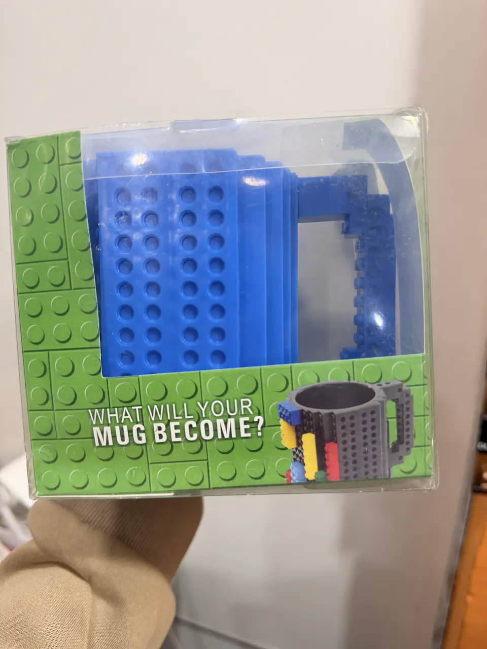 Taza de legos Mug color Azul  2