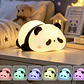 Lampara Nocturna Panda Sensor Bebes Niños Espanta Cuco - Miniatura 1