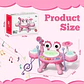 Juguete Batería Musical Bebes, Instrumento Tambor Musical Rosa - Miniatura 2