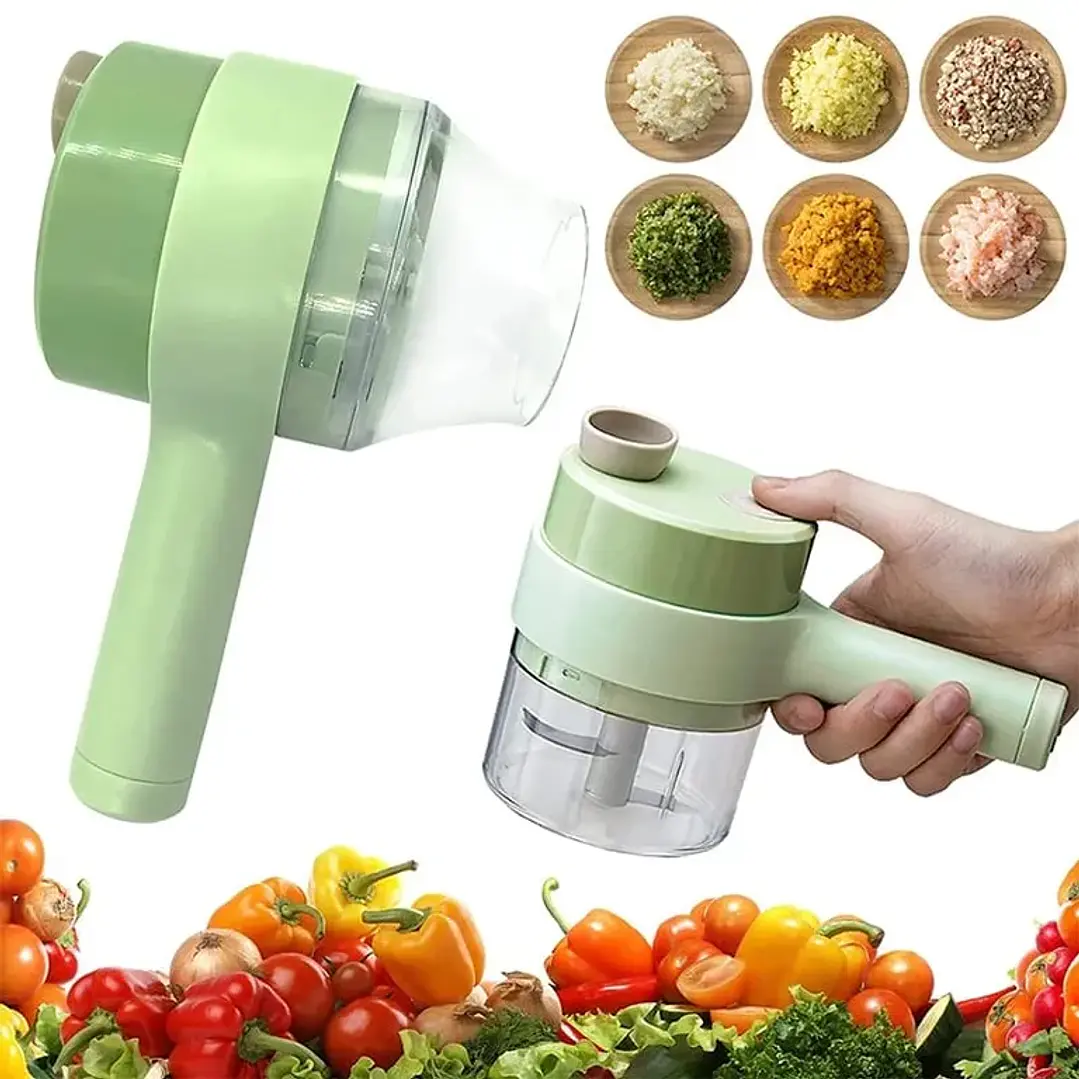 Mini Picadora Manual de Cocina Multifuncional – Cortador de Verduras, Ajo, Cebolla y Más 5