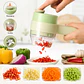 Mini Picadora Manual de Cocina Multifuncional – Cortador de Verduras, Ajo, Cebolla y Más - Miniatura 3