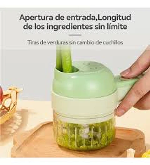 Mini Picadora Manual de Cocina Multifuncional – Cortador de Verduras, Ajo, Cebolla y Más