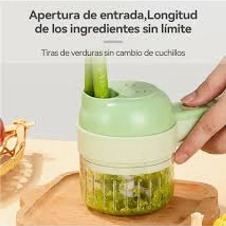 Mini Picadora Manual de Cocina Multifuncional – Cortador de Verduras, Ajo, Cebolla y Más 2