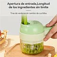 Mini Picadora Manual de Cocina Multifuncional – Cortador de Verduras, Ajo, Cebolla y Más - Miniatura 2