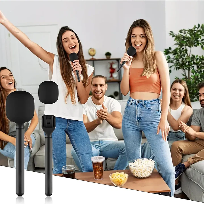 Micrófono De Mano Soporte Para Micrófono Dji Mic,rode Negro 2