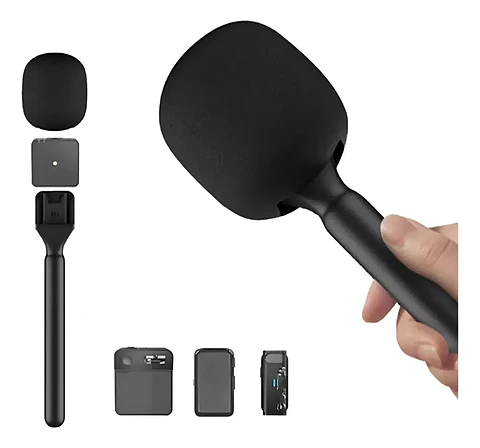 Micrófono De Mano Soporte Para Micrófono Dji Mic,rode Negro