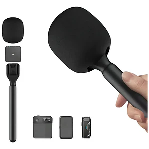 Micrófono De Mano Soporte Para Micrófono Dji Mic,rode Negro