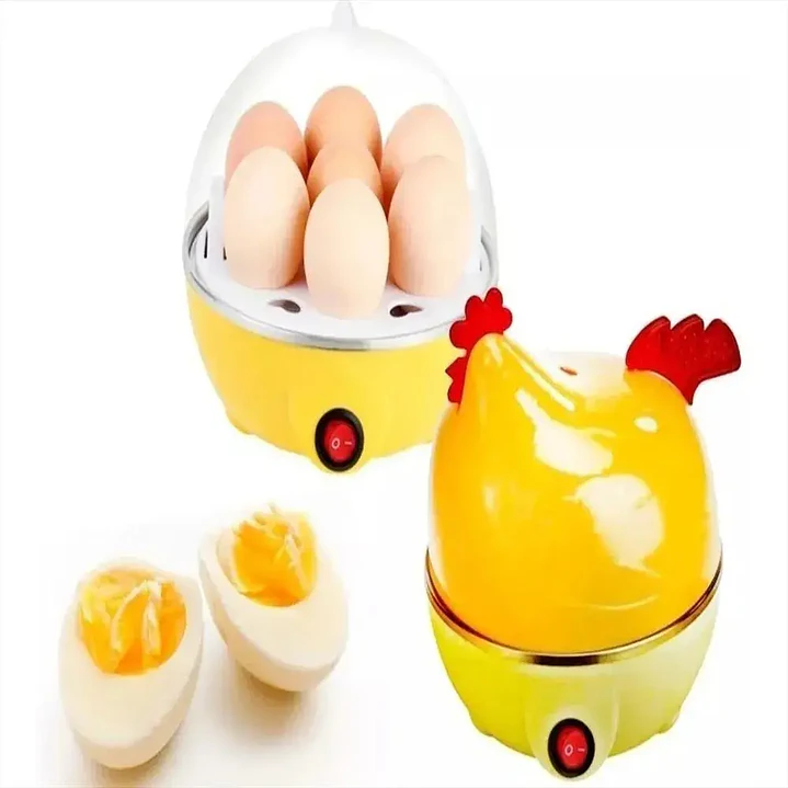 Gallina Electrica cocedora de Huevos al Vapor 1min apagado automático  2