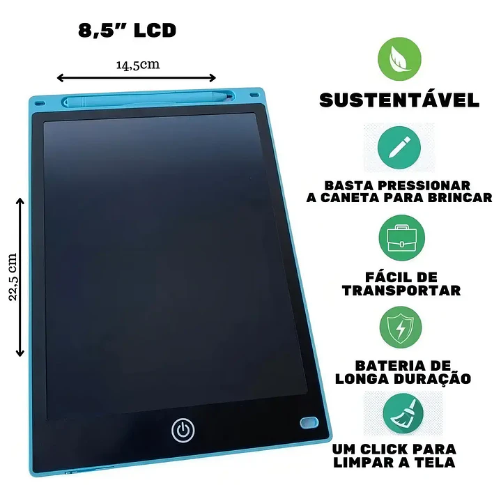 Pizarra Mágica LCD Infantil 8.5 Pulgadas 2