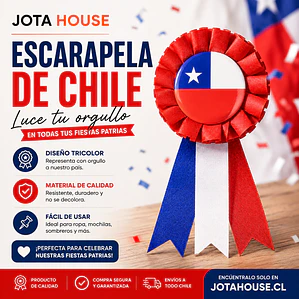 Escarapela Bandera de chile 