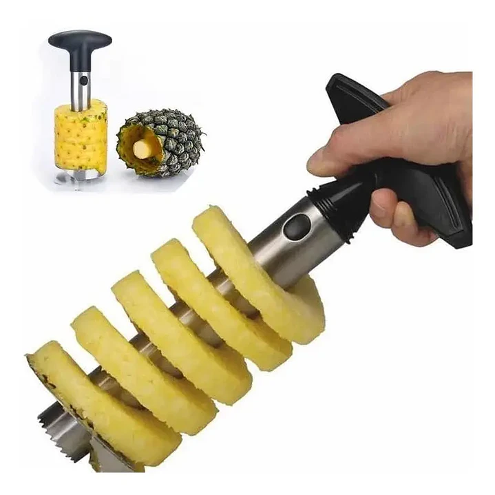 Cortador y Pelador de Piña en Acero Inoxidable 🍍 4