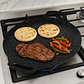Plancha Budare Antiadherente Para Tortillas Arepas Tacos 35 Cm Color Negro - Miniatura 1