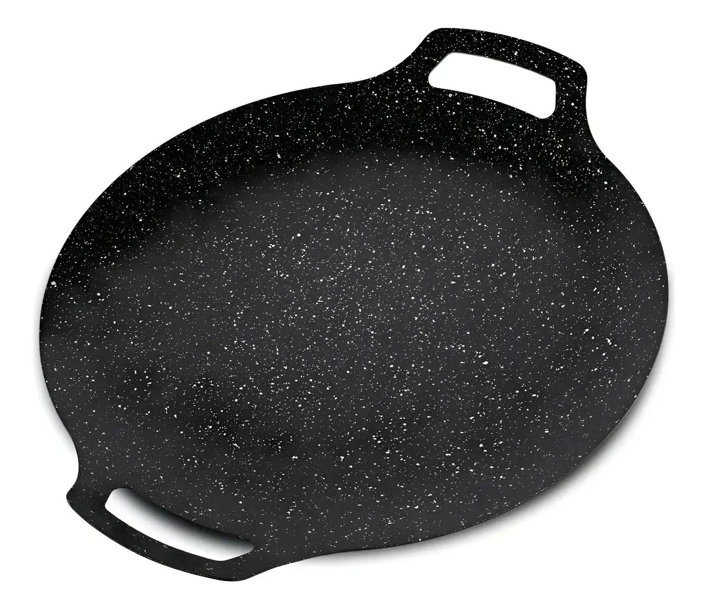 Plancha Budare Antiadherente Para Tortillas Arepas Tacos 35 Cm Color Negro 5