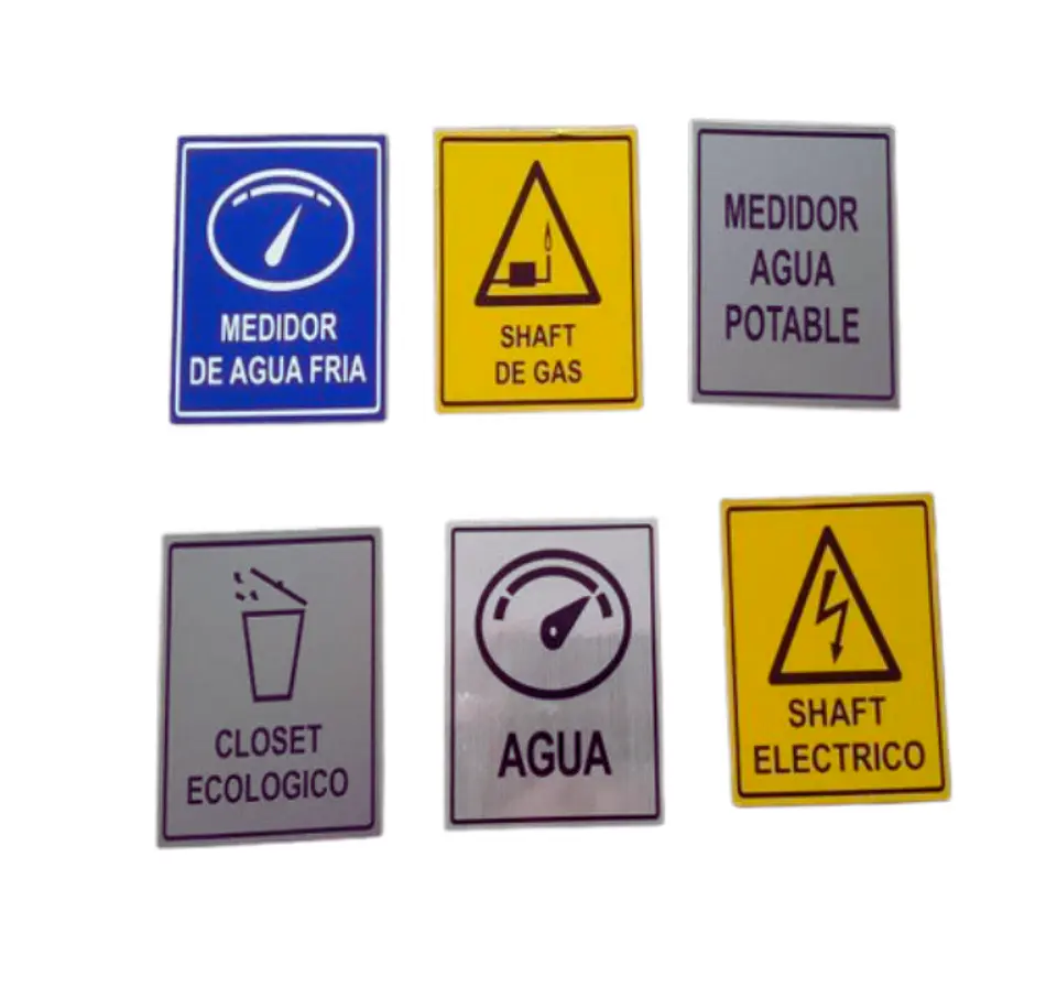 Letreros Galvanizados Metálicos 1