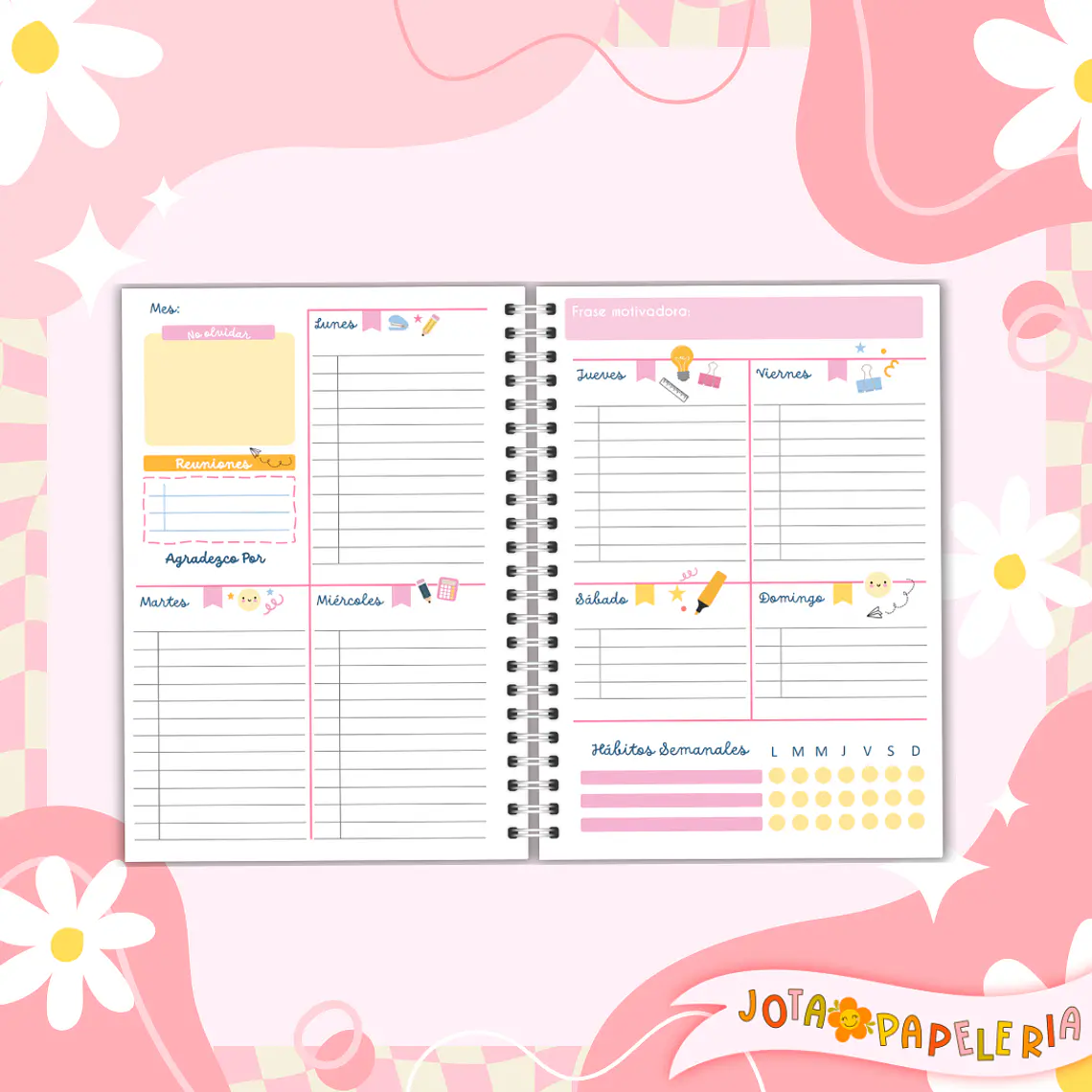 PLANNER DOCENTE GINGER 7