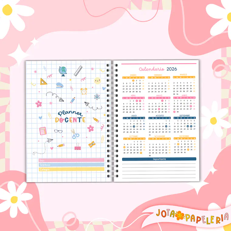 PLANNER DOCENTE GINGER 2