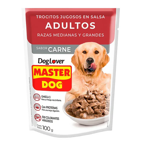 Master Dog Adulto Carne 100 GR