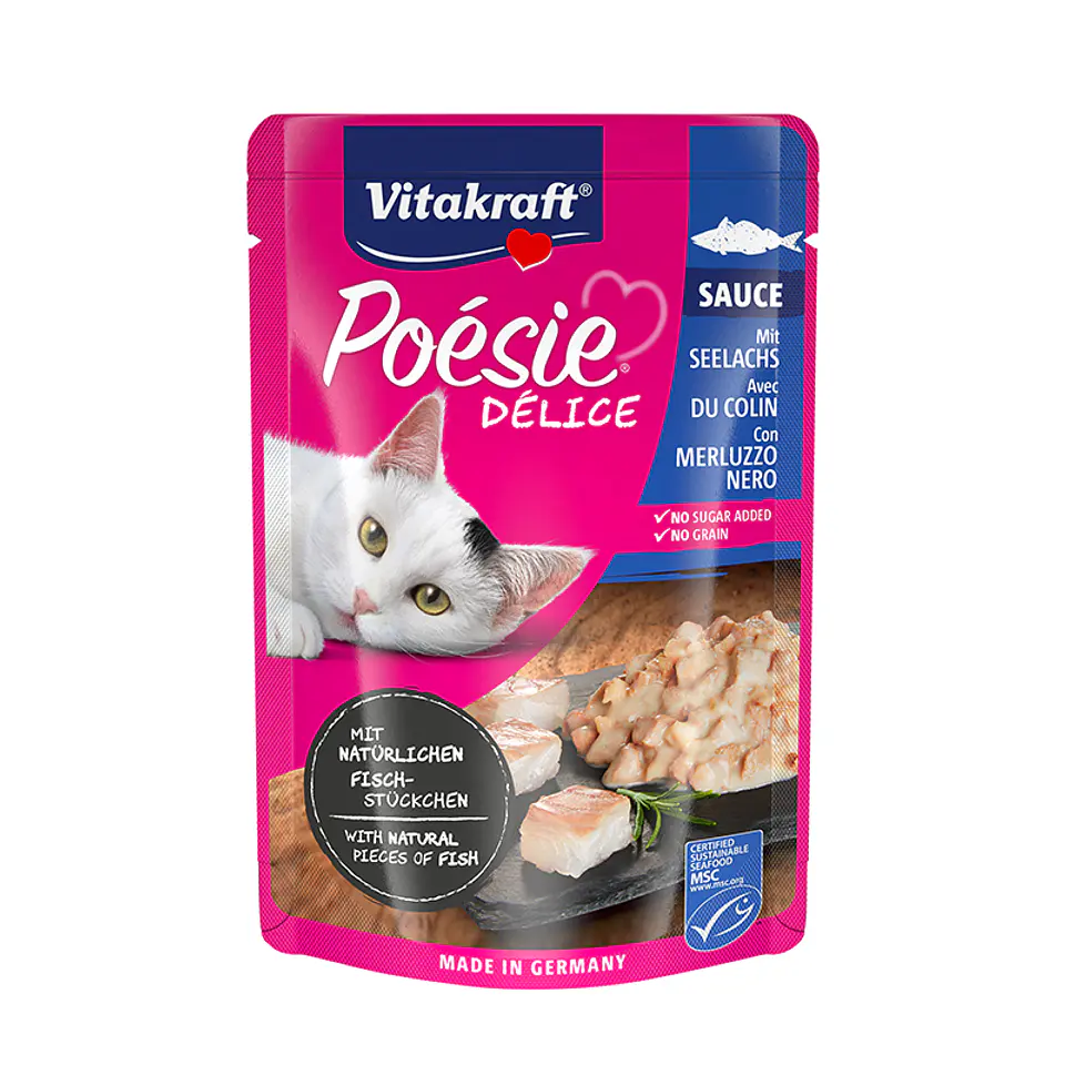 Vitakraft Poesie Delice Pescado 85 gr 1