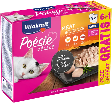 Vitakraft Poesie Delice Pack Carnes 6+1