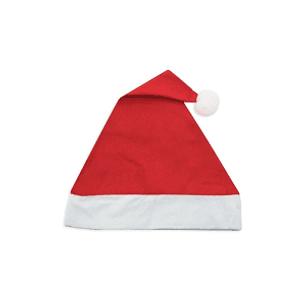 Gorro navidad universal rojo/blanco 10ud