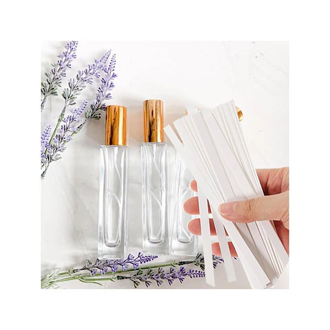 Tiras olfativas mouillette para perfume 10u
