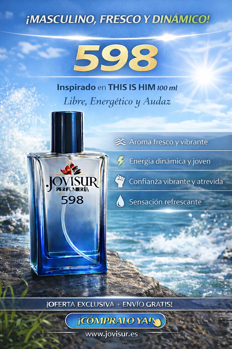 598 - Inspirado en THIS IS HIM - 100ml 1