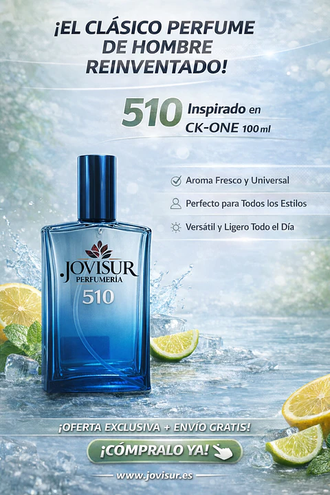 510 - Inspirado en CK ONE - 100ml